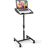 Duronic WPS27 Arbeitstisch | Laptoptisch 50 x 40 cm bis 10 kg | Computertisch mit Rollen |...