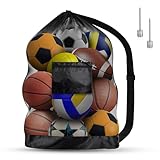 AMFUN Extra Große Ballnetz, Große Tasche aus Netzgewebe, Tragbare Ballnetz Sports Ball Ballnetz,...