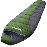 Bessport Schlafsack Outdoor Mumienschlafsack 3 Saison Klein und Klein und Ultraleicht Erwachsene...