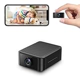 Liretope Mini Kamera, 4K HD WLAN Überwachungskamera Innen Für Live Übertragung Handy APP, WiFi...