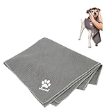 Vileda Pet Pro Mikrofaser-Handtuch M, zur Reinigung und zum Abtrocknen von Haustieren, 45 x 70 cm,...