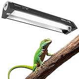 NEPTONION T5 Reptile UVB Light 12.5 Inches Fixture with UVB 10.0 Bulb High Output Hood for...