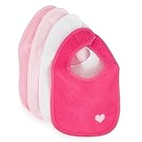 Bieco Baby Lätzchen 4er Pack abwaschbar | Baby Lätzchen Wasserdicht | Schlabberlatz Baby |...