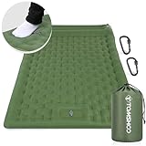 TOMSHOO Isomatte Selbstaufblasend 2 Personen Camping Outdoor, Aufblasbare Luftmatratze Matratze mit...