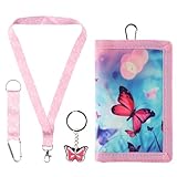 GmeDhc Brustbeutel Kinder, Geldbeutel Kinder, Portemonnaie Kinder mit Schlüsselanhänger und...