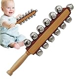 Glocken,Weihnachtsglocken | Handschlitten Glocken für Schlagzeug Musik Glocken Jingle Shaker Holz...