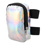 SUPVOX Holographische Oberschenkeltasche mit Verstellbarem Riemen Irisierendes Outdoor Sport...