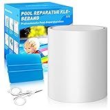 KAZATE Pool Reparaturset, Pool Flickzeug Selbstklebend Unterwasser Wasserdichtes, 10 cm x 150 cm...