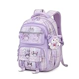 Tanou Schulrucksack Mädchen Kinder Schultasche, Ergonomischer Rucksack Große für Mädchen...