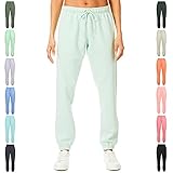 Light & Shade Damen Soft Touch Loungewear Jogginghose Jogger, Nebelhafte Jade, M
