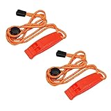 Zcbzbn Trillerpfeife Set (2 Pieces)- Trillerpfeife Laut Notfall & Hundepfeife, Signalpfeife with...