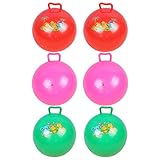 6 Stück Pat Den Ball Springender Ball Aufblasbare Bälle Griffball Hüpfball Für Kinder Hüpfball...