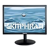 SKitphrati 15.6 Zoll Small Business Computer Monitor - 1920 x 1080 PC Monitor mit HDMI und VGA, 5ms,...
