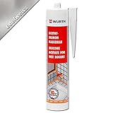 Würth Acetat - Silikon Nasszelle Edelweiss 310 ml Kartusche