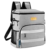 kiximay 30L Kühltasche Groß Faltbar - Kühltasche für Essen & Getränke, Kühltasche...