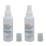 Fußpflegespray, 50 Ml, Entfernt Abgestorbene Haut, Feuchtigkeitsspendendes Peeling-Spray,...