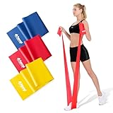 Widerstandsbänder 3er-Set | 2m Lange Fitnessband-Set für Training & Physiotherapie | Gymnastikband...