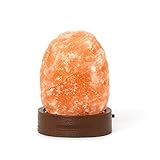 Legami - Himalaya-Salzlampe, Mini, Ø 7 cm, 300/400 g, Farbtherapie, natürliche Form, Leuchteffekt,...