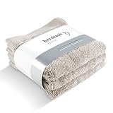 herzbach home Seiftuch 3er Set 30 x 30 cm – Hochwertige, weiche & saugstarke Mini-Handtücher in...