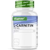 L-Carnitin - 180 vegane Kapseln - Hochdosiert mit 3000 mg pro Tagesportion - Premium: 100%...