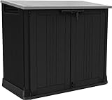 Keter Store it Out Nova Gartenschuppen aus Kunststoff, Außenmaße: 132 x 71.5 x 113.5 cm, 880l...