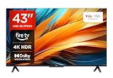 TCL 43PF650 43-Zoll 4K Ultra HD, HDR TV, Smart LED Fire TV (Dolby Vision, Dolby Atmos, DTS, HDR 10,...