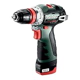 Metabo PowerMaxx BS BL Q Akku-Bohrschrauber 12V (Schrauber mit 2x Akku und Ladegerät in...