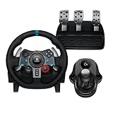Logitech G G29 SE Driving Force Rennlenkrad und Pedale, Force Feedback, echtes Leder + Logitech G...