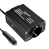 Yinleader 300W 12V auf 230V Wechselrichter 1 EU-Steckdosen und Typ-C PD&USB Q.C 3.0 mit...