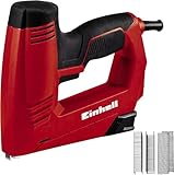 Einhell Elektrotacker TC-EN 20 E (für Klammern Typ 53, Nägel Typ 47, elektronische...