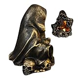 Shurzzesj Gothic Sensenmann Statue, Geist des finsteren Todes Skulptur | Geisterskulptur der...