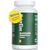 Glucosamin Chondroitin hochdosiert -1803mg Glucosamin pro Tagesdosis mit MSM & Vitamin C,...