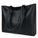 Flintronic Damen Henkeltaschen, Handtasche Damen, PU-Leder-Handtasche mit Reißverschlussfach,...