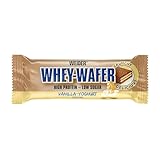 Weider - Whey Wafer - Knuspriger Proteinriegel mit 30% Eiweiß und Schokoladenüberzug - Wenig...
