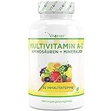 Multivitamin A-Z - 365 Tabletten (12 Monate) - 32 aktive Inhaltsstoffe - Kombination aus Mineralien...