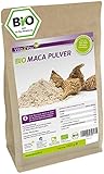 Vita2You Maca Pulver 1kg - Bio Qualität - Maca-Wurzel - ganze Knolle gemahlen - 1000g im Zippbeutel...