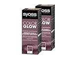 Syoss Color Glow Pflegende Haartönung Lavender Crystal Pantone 18-3530 (2x 100ml), semi-permanente...