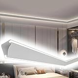 LwsCUiH Schienen Indirekte Beleuchtung for Wand- und Deckenpaneele, LED-Streifenschiene,...