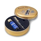 Kaweco PISTON SPORT AL Black/Gold Starter Set I Klassischer Aluminium Kolbenfüllhalter zum...