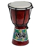 Djembe Trommel Bongo Drum Handtrommel Buschtrommel Percussion Kinder Fair Trade 30cm