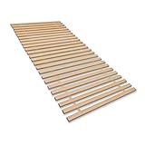Madera Rollrost XXL mit 23 extra stabilen Leisten aus massiven Buchenholz, belastbar bis ca. 280 kg...