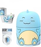 Magic Toilets Cleaning Bottle, Cute Dinosaur-Shaped Toilet Bowl Cleaner, Bathroom Toilet Tank...