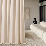 ROOM99 Vorhang mit Kräuselband Aura 140 x 240 cm Breite x Höhe Schiebegardinen Modern Curtain...