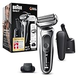 Braun Series 7 Rasierer Herren Elektrisch, Elektrorasierer & Trimmer mit Reinigungsstation, 360°...