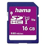 Hama SDHC 16GB Class 10 UHS-I 80MB/s Speicherkarte