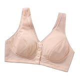 Uwdiohq Damen Ohne Bügel Push Up BH Dünn Gerafft Große Größe Vorne Geknöpft Westen Weich Und...