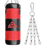 GROOFOO Boxsack Kinder Hochleistungs Oxford Boxsack für Kinder, Jugendliche und Erwachsene,...