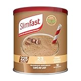 SlimFast Milchshake Pulver Café au Lait I Kalorienreduzierter Diät-Shake mit hohem Eiweißanteil I...