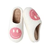 QQSQ Hausschuhe Damen Herren Winter Frauen Warme Pantoffeln Hausschuhe Gemütlich Weiches...