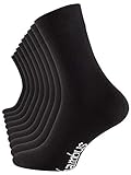 Vincent Creation 9 Paar Bambus Socken, Unisex Bambussocken für Damen und Herren (39-42, 9 Paar -...